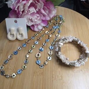 Multicolor Shell Jewelry Set